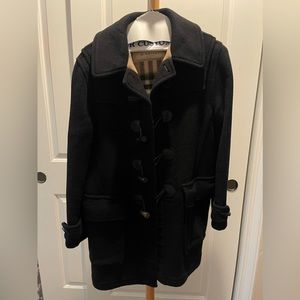 Burberry black coat